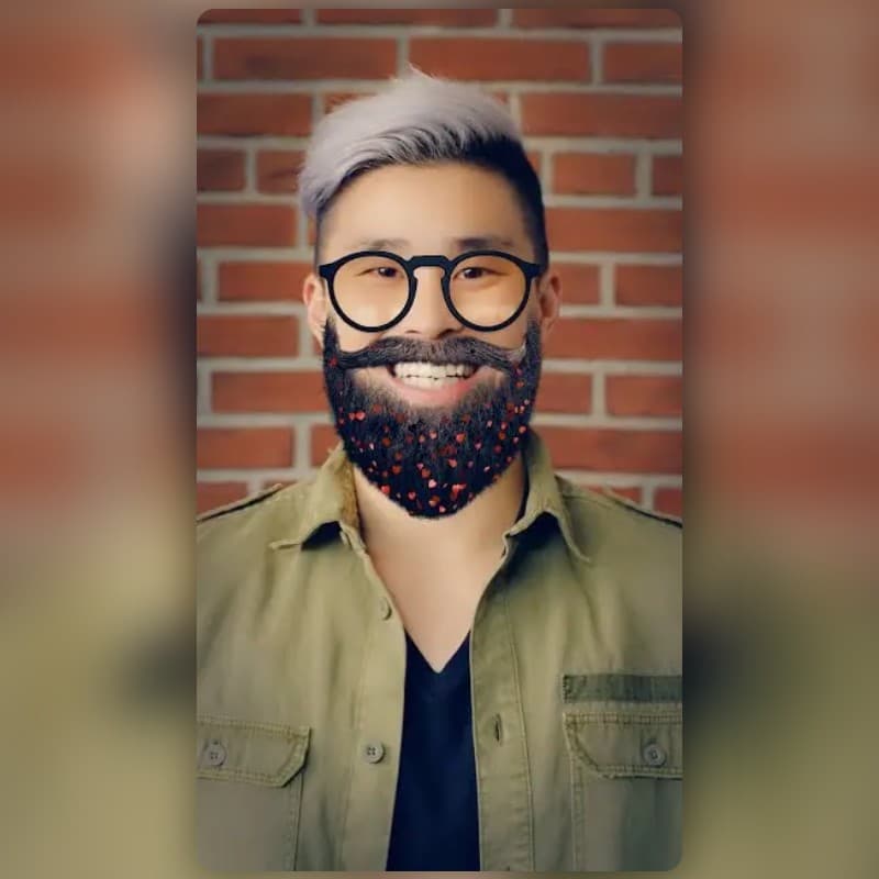 لحية بقلوب